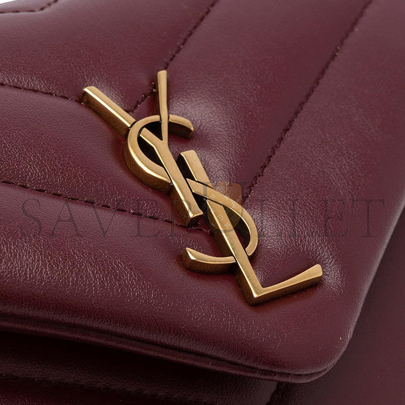 YSL TOY LOULOU SHOULDER BAG IN QUILTED LEATHER 467072 (20*14*7cm)
